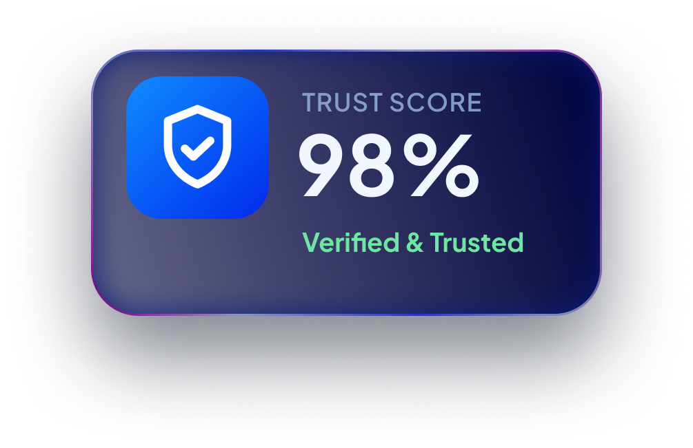 Verified trust score